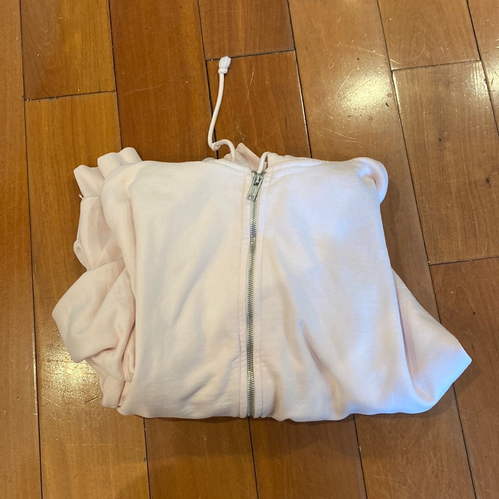 Light pink brandy melville zip up